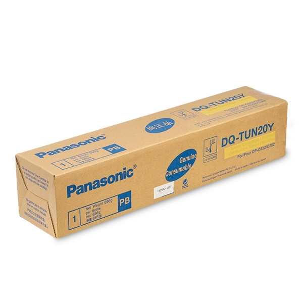 Panasonic DQ-TUN20Y toner geel (origineel) DQ-TUN20Y 075206 - 1
