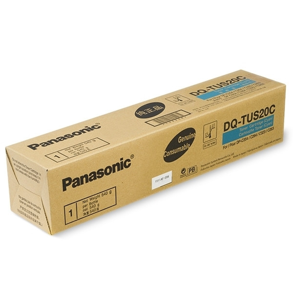 Panasonic DQ-TUS20C toner cyaan (origineel) DQ-TUS20C 075184 - 1