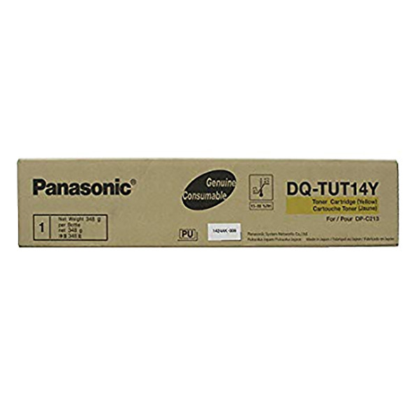 Panasonic DQ-TUT14Y toner geel (origineel) DQ-TUT14Y 075284 - 1