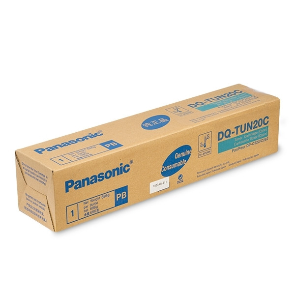 Panasonic DQ-TUV20C toner cyaan (origineel) DQ-TUV20C 075194 - 1