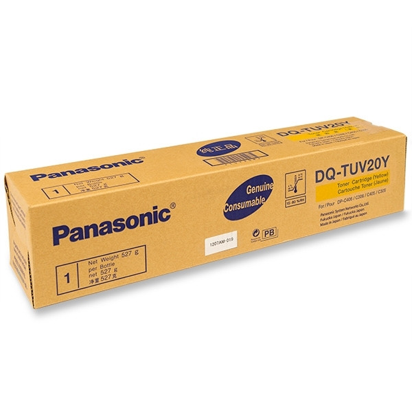 Panasonic DQ-TUV20Y toner geel (origineel) DQ-TUV20Y 075198 - 1