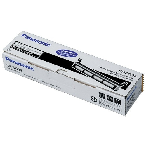 Panasonic KX-FAT92 toner zwart (origineel) KXFAT92 075155 - 1