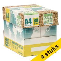 Paperwise Aanbieding: 4x PaperWise 1 doos van 2.500 vel A4 - 80 grams 399560