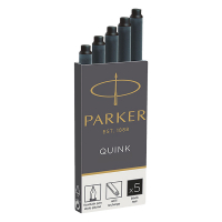 Parker 1950382 quink inktpatroon zwart (5 stuks)