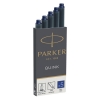 Parker 1950384 quink inktpatroon blauw (5 stuks)