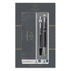 Parker IM met balpen en vulpen zwart/chroom (blauwe inkt) 2093215 214049 - 1