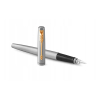 Parker Jotter Stainless Steel GT vulpen medium goud (blauwe inkt) 214148 - 1