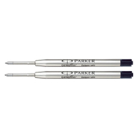 Parker Quinkflow balpen navulling medium zwart (2 stuks) 19503692 214113