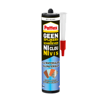 Pattex Geen Spijkers & Schroeven montagekit voor binnen en buiten wit (390 gram) 2606150 206259