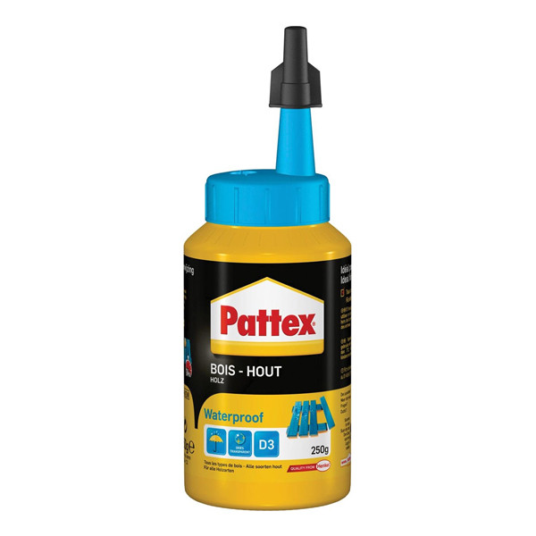 Onze onderneming geleider Licht Pattex Waterproof houtlijm flacon (250 gram) Pattex 123inkt.nl