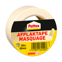 Pattex afdekplakband 50 mm x 50 m crème 771308 206207