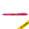 Aanbieding: 12 x Pentel Energel BL107 rollerpen roze 210062 - 1