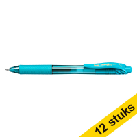 Aanbieding: 12 x Pentel Energel BL107 rollerpen turquoise