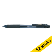 Aanbieding: 12 x Pentel Energel BL107 rollerpen zwart