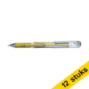 Aanbieding: 12x Pentel K230M gelpen goud 210182 - 1