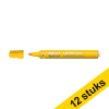 Aanbieding: 12x Pentel N50 permanent marker geel 210333 - 1