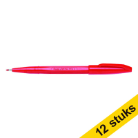 Aanbieding: 12x Pentel Sign S520 fineliner rood (0,8 mm)