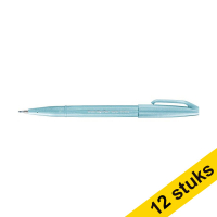 Aanbieding: 12x Pentel Sign SES15C brushpen azuurblauw 210152
