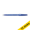 Aanbieding: 12x Pentel Sign SES15C brushpen blauw 210135 - 1
