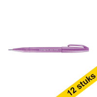 Aanbieding: 12x Pentel Sign SES15C brushpen neonroze 210147