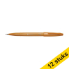 Aanbieding: 12x Pentel Sign SES15C brushpen oker 210144 - 1