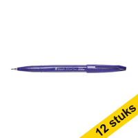 Aanbieding: 12x Pentel Sign SES15C brushpen violet 210143