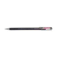 Pentel Dual Metallic gelpen zwart/metallic rood 210188
