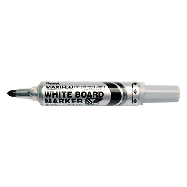 Pentel Maxiflo whiteboard marker zwart (3 mm rond) MWL5M-AO 246367 - 1