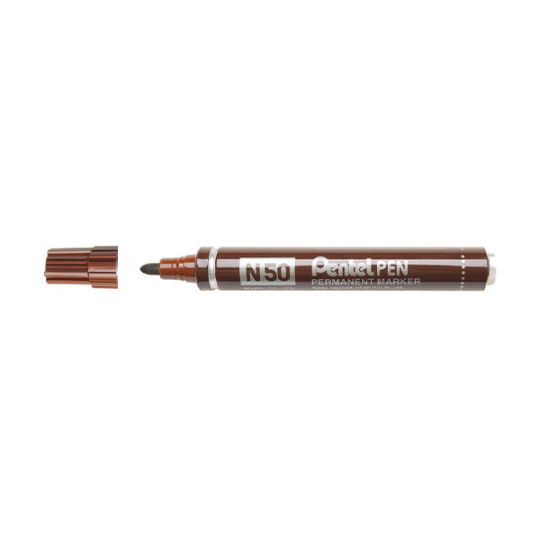Pentel N50 permanent marker bruin N50-EE 210327 - 1