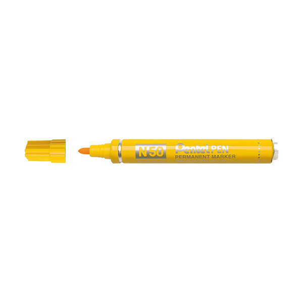 Pentel N50 permanent marker geel N50-GE 210329 - 1