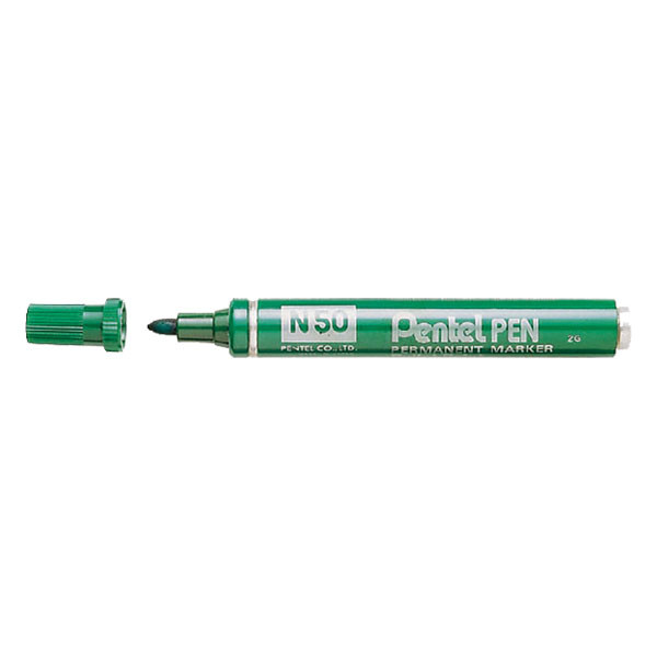 Pentel N50 permanent marker groen N50-D 210085 - 1