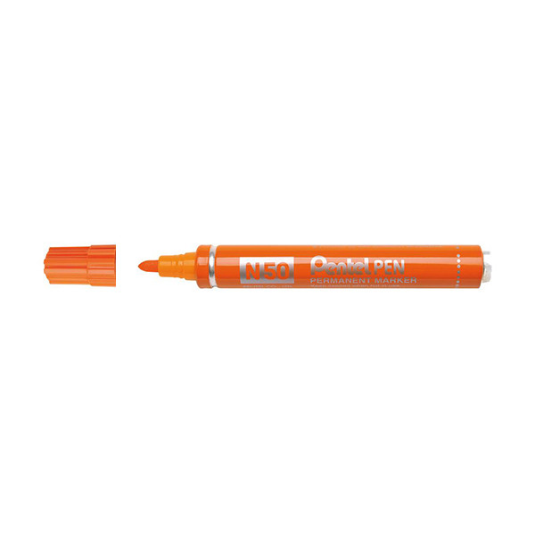 Pentel N50 permanent marker oranje N50-FE 210328 - 1