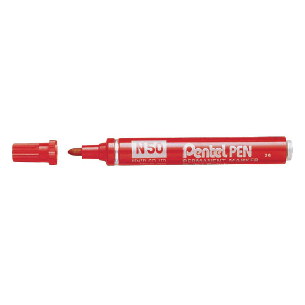 Pentel N50 permanent marker rood N50-B 210086 - 1
