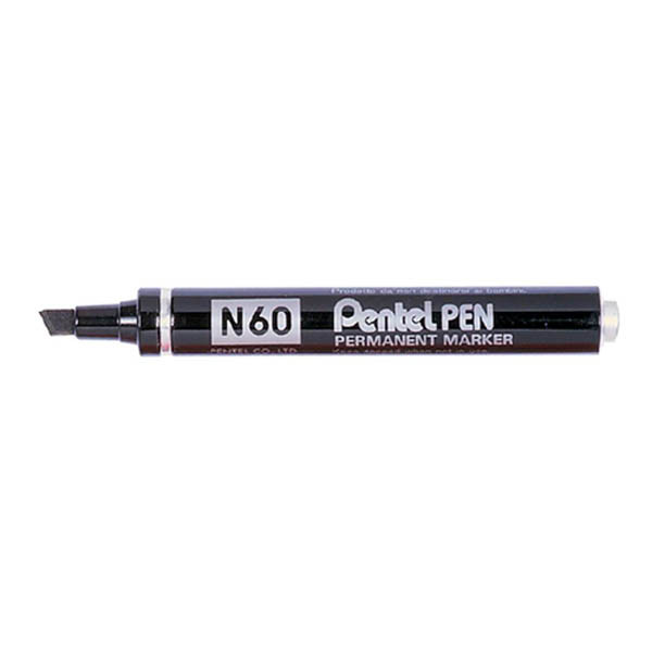 Pentel N60 marker zwart (12 stuks) 297935 - 1