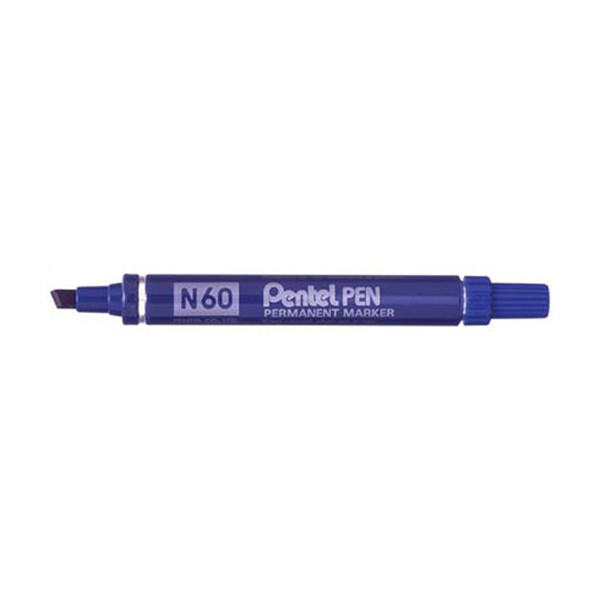 Pentel N60 permanent marker blauw N60-CE 210091 - 1