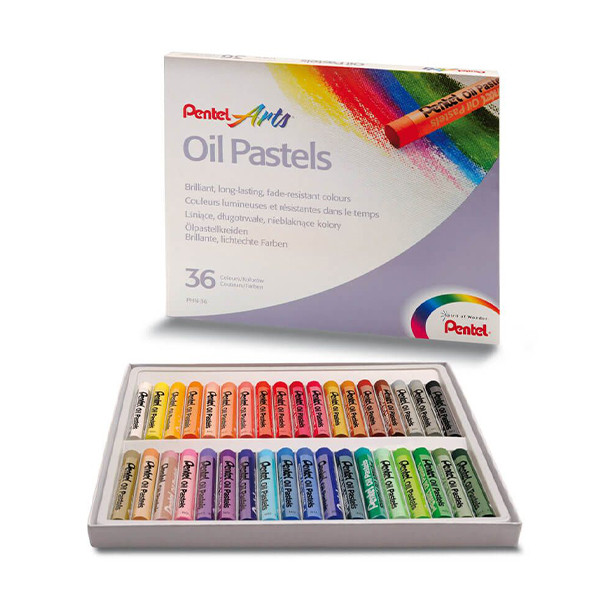 Pentel PHN4 oliepastelkrijt (36 stuks) 013831 246440 - 1