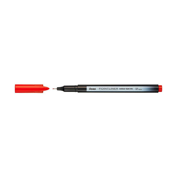 Pentel Pointliner S40 fineliner rood (0,4 mm) 494625 - 1