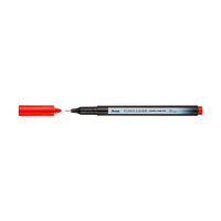 Pentel Pointliner S40 fineliner rood (0,4 mm) 494625