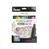 Pentel Pointliner S40 fineliner set (0,4 mm) 24 stuks 494633 - 1