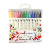 Set Pentel Sign Twin SESW30C brushpennen (12 stuks) 210375 - 1