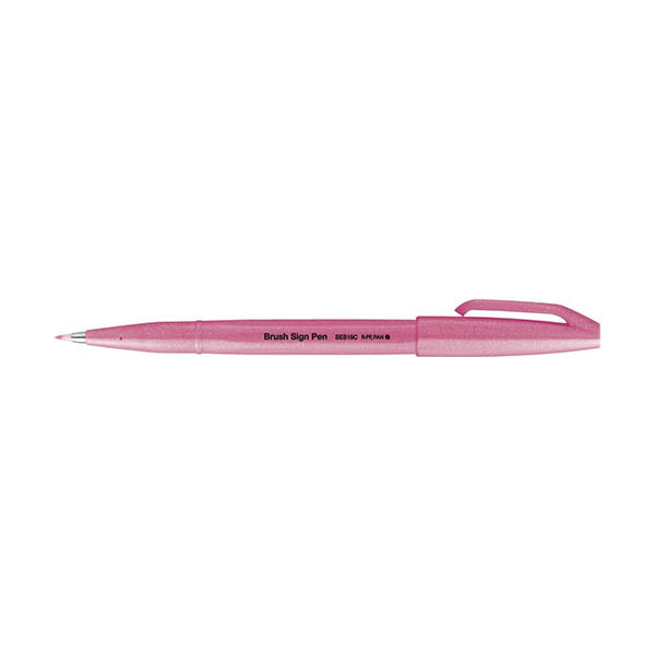 Pentel Sign SES15C brushpen neon roze 494612 - 1