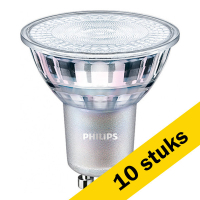 Aanbieding: 10x Philips GU10 led-spot MasterLED glas dimbaar 4.8W (50W)