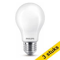 Aanbieding: 3x Philips E27 led lamp peer mat warm wit 4.5W (40W) LPH02302