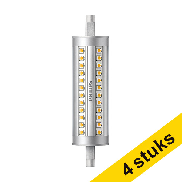 Aanbieding: 4x Philips R7S led-lamp staaflamp dimbaar 14W (100W) LPH00210 - 1