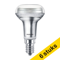 Aanbieding: 6x Philips E14 led-lamp Classic reflector R50 dimbaar 4.3W (60W)