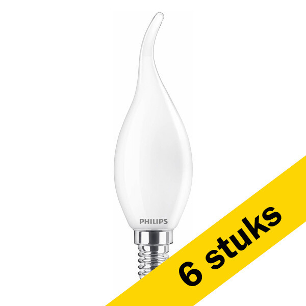 Aanbieding: 6x Philips E14 led-lamp sierkaars mat 2.2W (25W) LPH02420 - 1