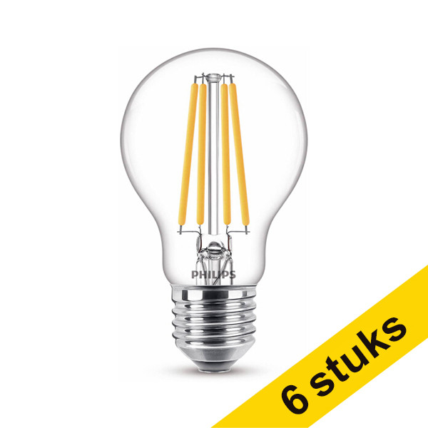Aanbieding: 6x Philips E27 filament led-lamp peer 10.5W (100W) LPH02341 - 1