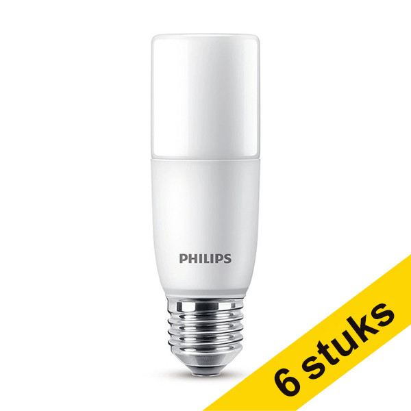 Aanbieding: 6x Philips E27 led-lamp buis mat 9.5W (75W) LPH00907 - 1