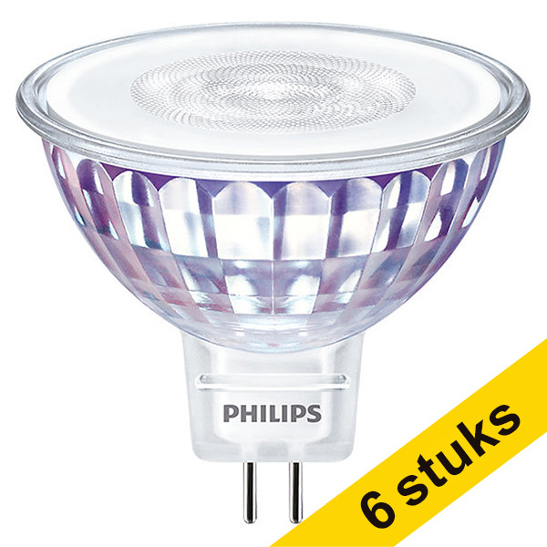 Aanbieding: 6x Philips GU5.3 led-spot 2700K 7W (50W) LPH00807 - 1