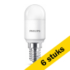 Aanbieding: 6x Philips T25 LED lamp | E14 | Kogel | Mat | 2700K | 3.2W (25W) LPH02462 - 1